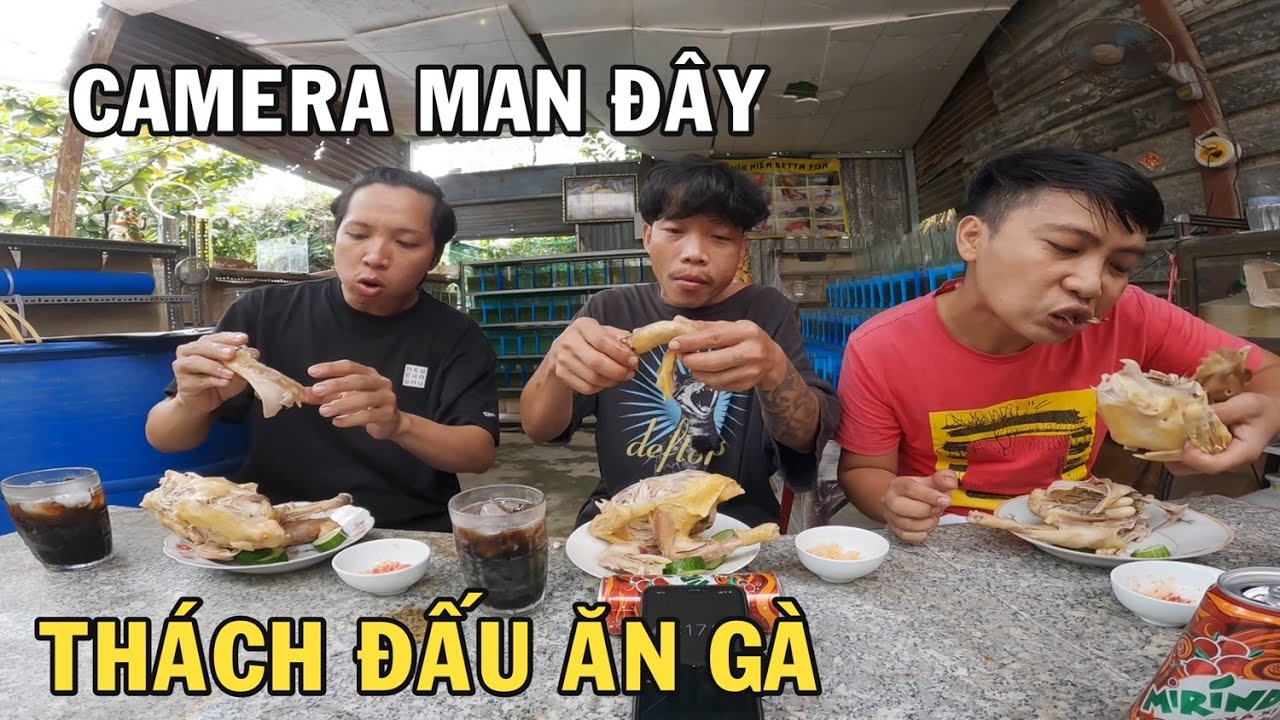 Cuộc Thi Thách Đấu ăn Gà Luộc với ông chủ trại cá Betta quá hài hước
