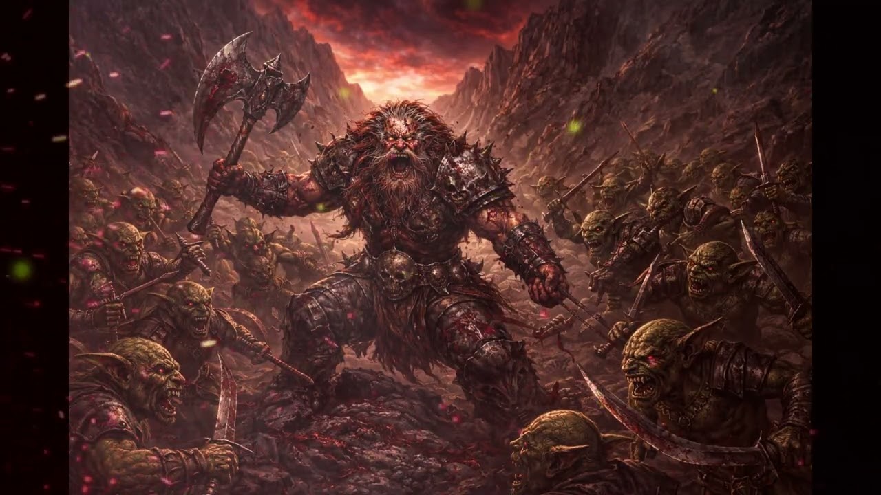 Berserker of Broken Pass | Fantasy Metal | Gym Heavy Metal | Lifting Music | MG42