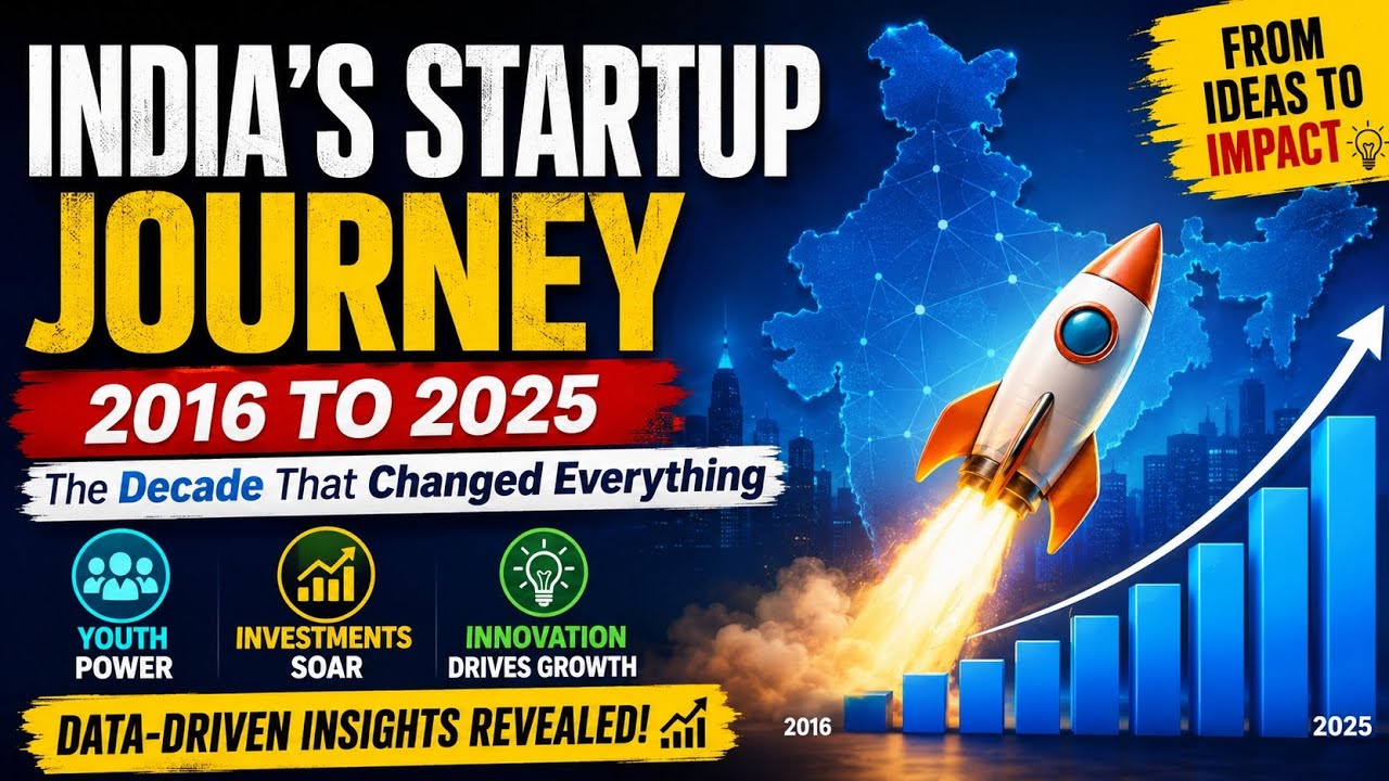 How India Built a Startup Revolution (2016&ndash;2025) | Startup India Success Story
