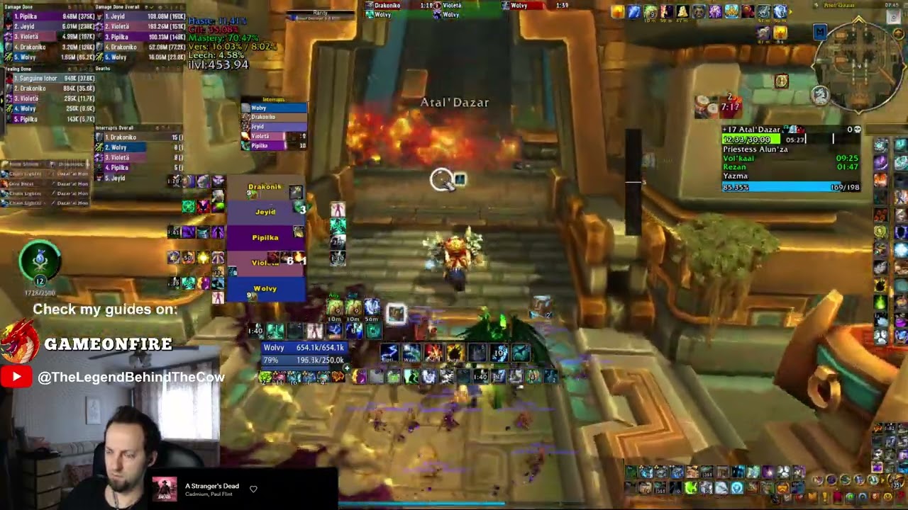 Atal'Dazar M+17, Resto Shaman (Fortified, Incorporeal, Sanguine)