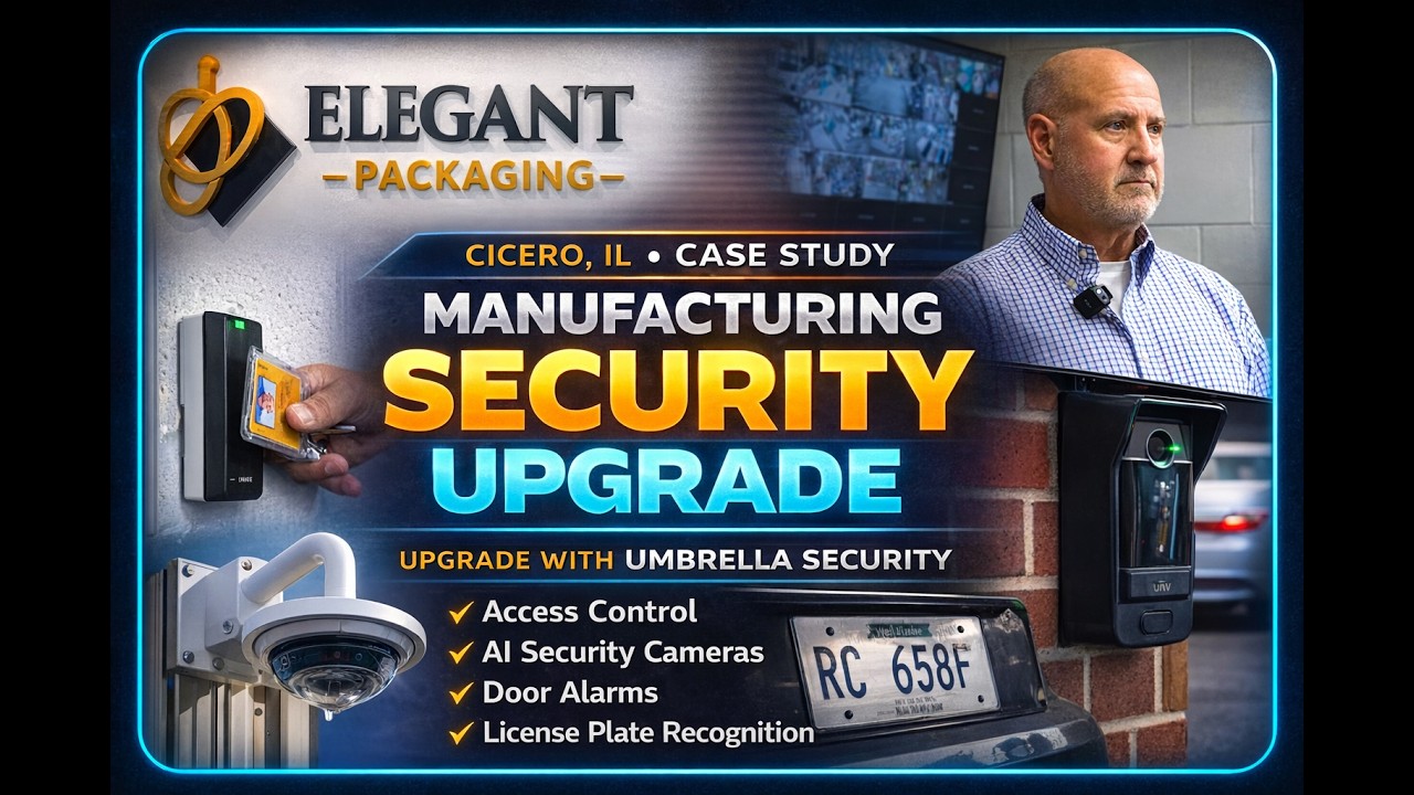 Manufacturing Security Case Study: Access Control, AI Cameras & License Plate Recognition