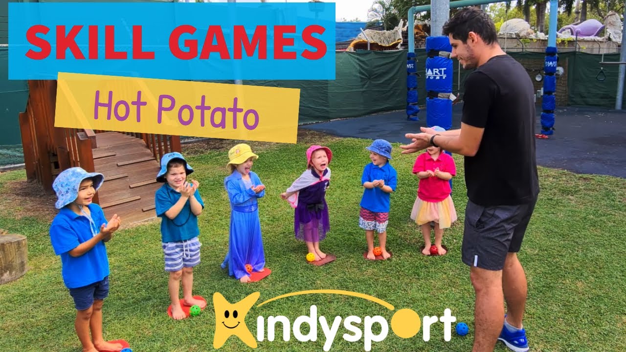 Hot Potato, a fun kids catching games for preschoolers.