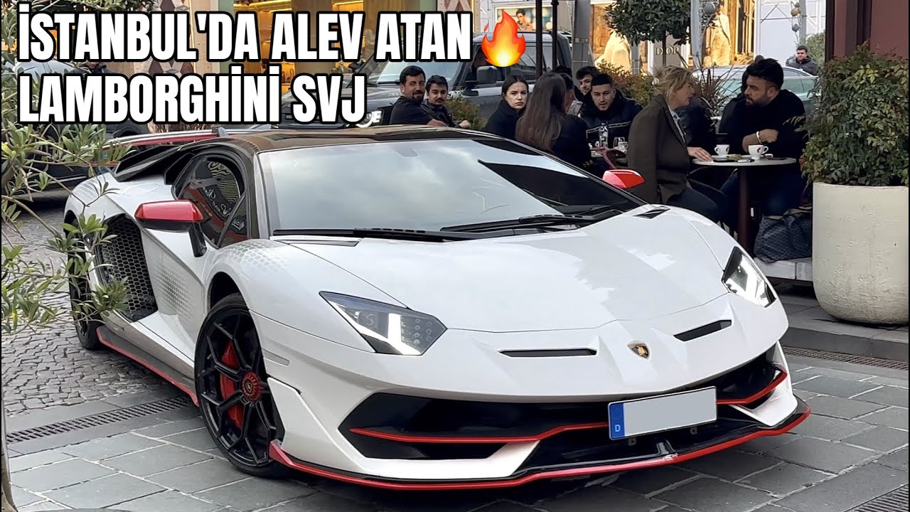 Youtube Türkiye'de İlk | Kulaklık Takanlar dikkat! İstinyepark'ta Lamborghini Aventador SVJ