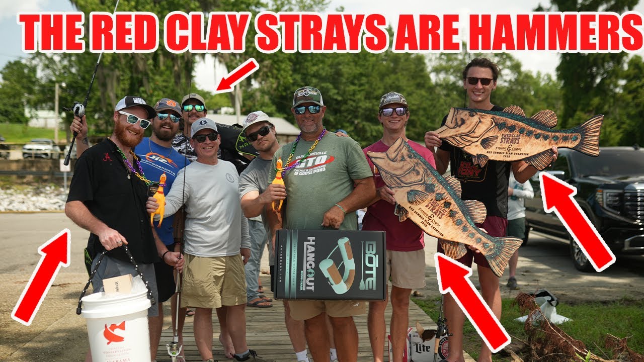 THE RED CLAY STRAYS Bass Fishing Challenge! Head 2 Head on the Mobile Delta