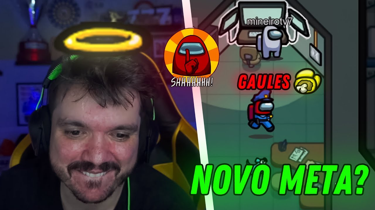 GAULES EM SUA MELHOR E MAIS ENGRAÇADA PARTIDA NO AMONG US!!
