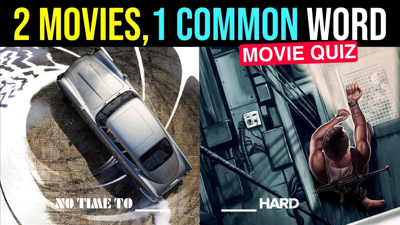 2 Movies, 1 Word: Guess the Shared Word Between Two Movies | Movie Quiz Challenge