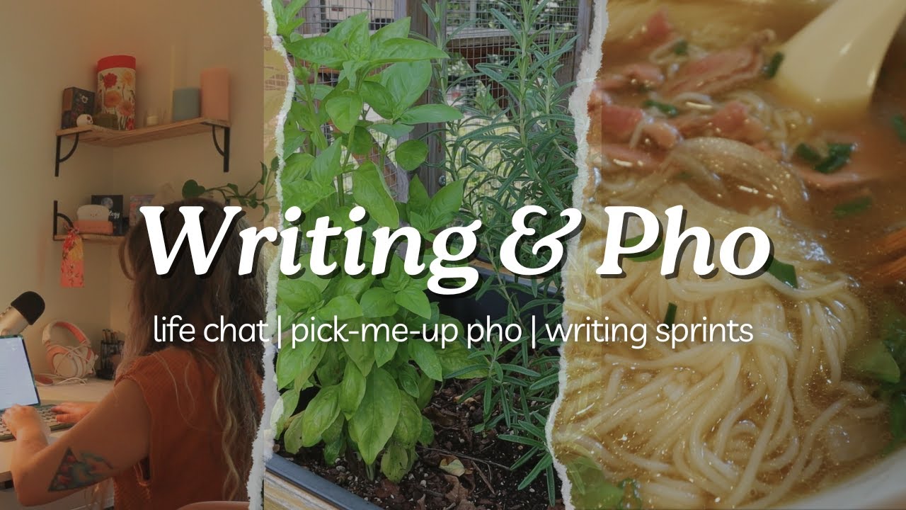 accepting low mood days | making pho | writing sprints