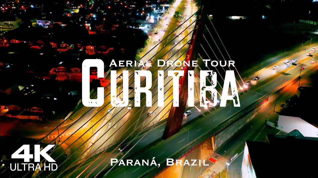 CURITIBA 🇧🇷 Drone Aerial 4K | Paraná Brazil Brasil