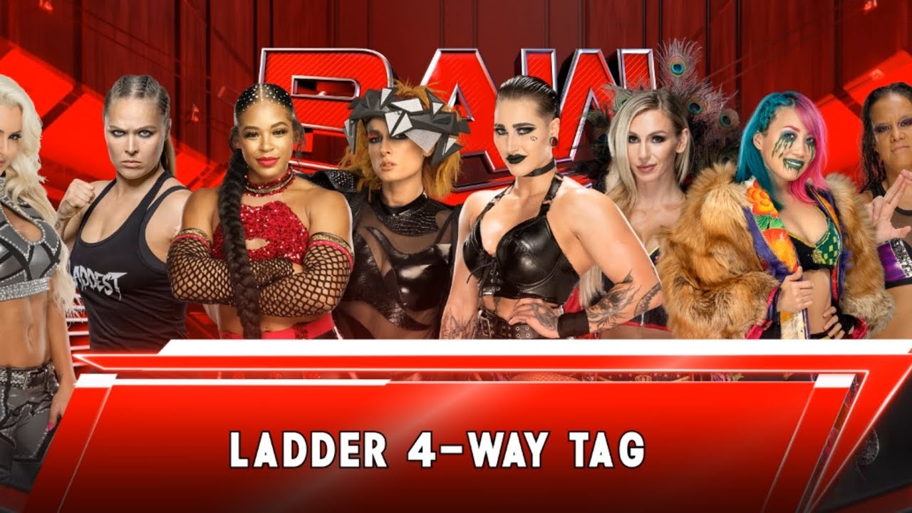 Women's Ladder Tag Team Match 🔥 #reels #wwe #wwe2k23 #ladder 