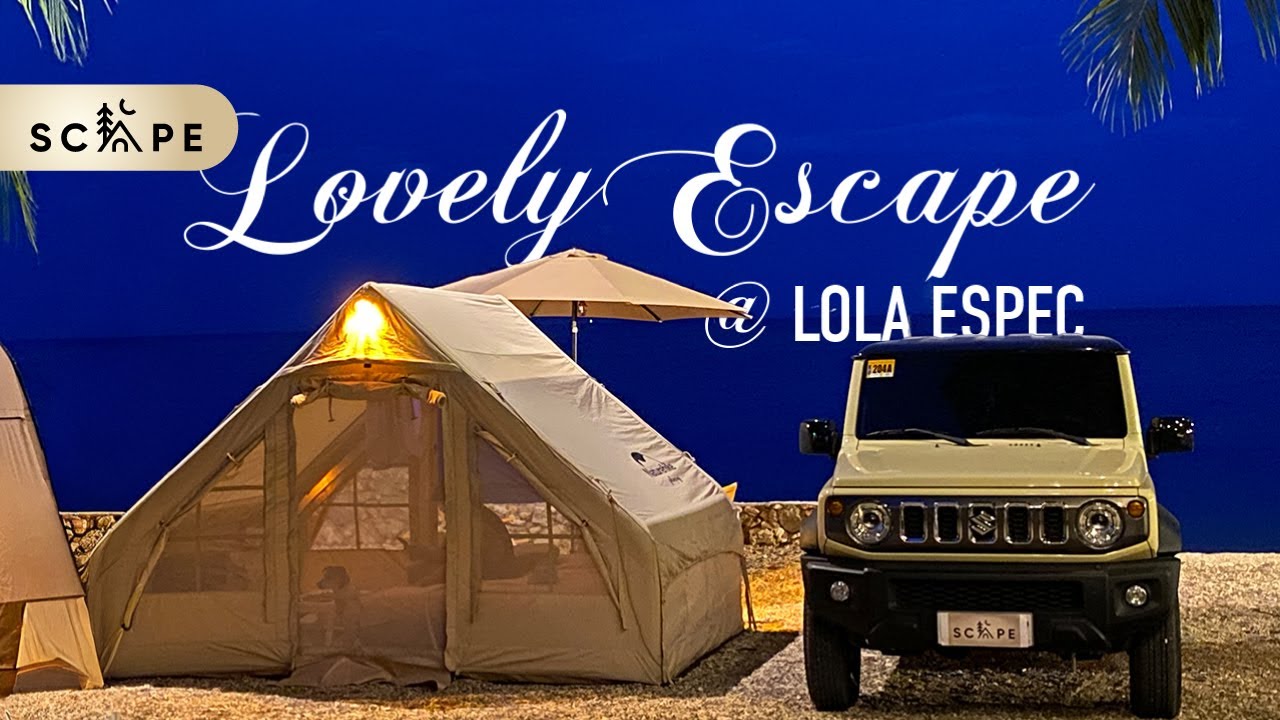 Camping at Lola Espec Beach Camp | Naturehike Air 6.3 | Suzuki Jimny 5 Door | Cebu Philippines