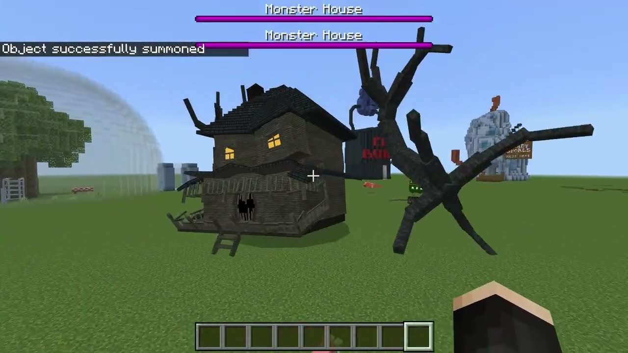 Monster House and Spongebob Squarepants ADDON in Minecraft PE