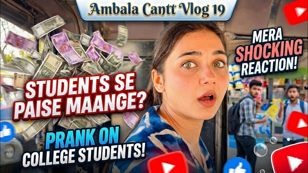 💰Money Prank on Students 💸 | Unexpecting Reactions! | Vlog 19 ❤️