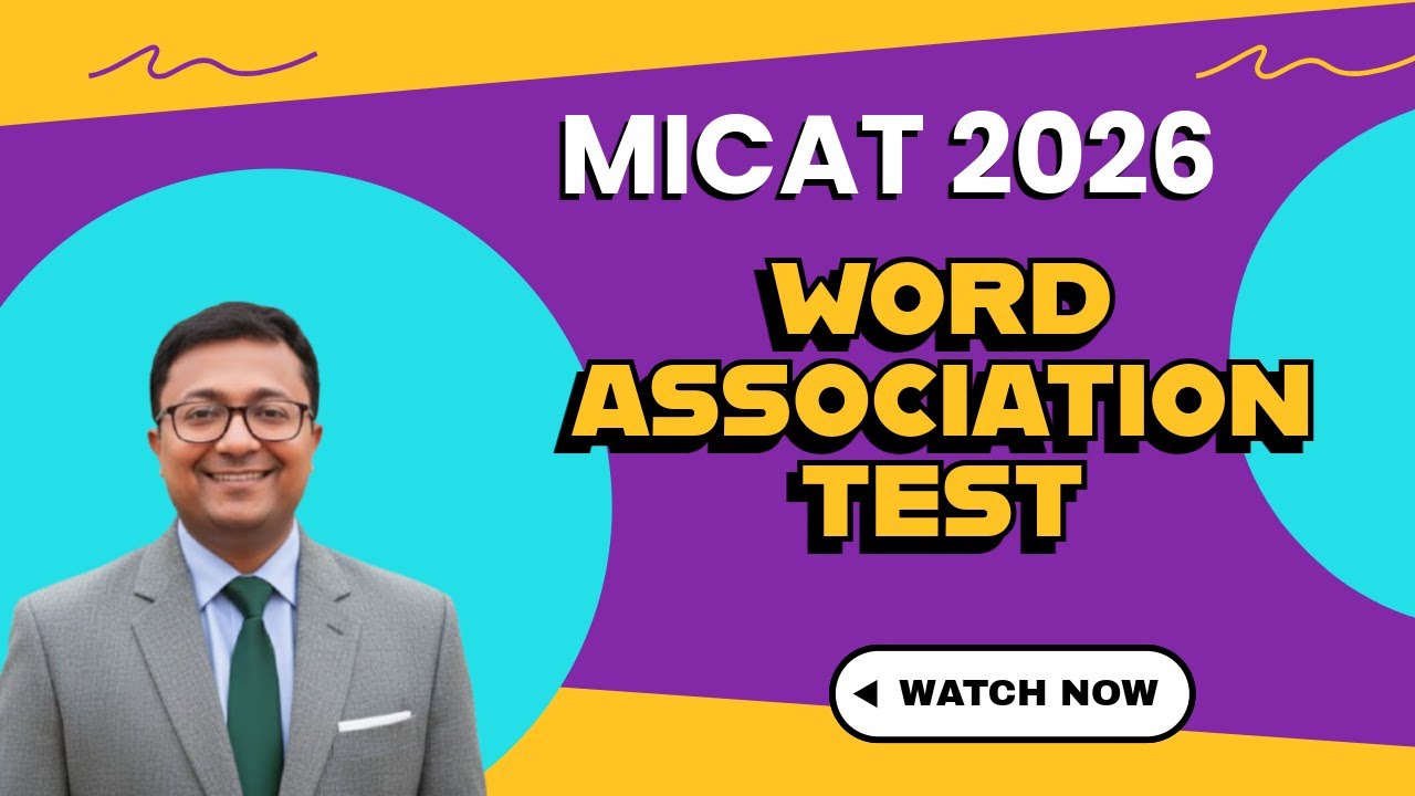 MICAT 2026 | Word Association Test || Divergent and Convergent Thinking