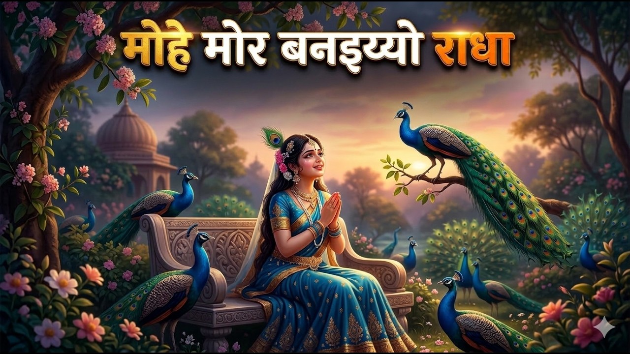 मोहे मोर बनइय्यो राधा | Mohe Mor Banaiyo Radha Apne Vrindavan | Radha Krishna Bhajan #radhakrishna