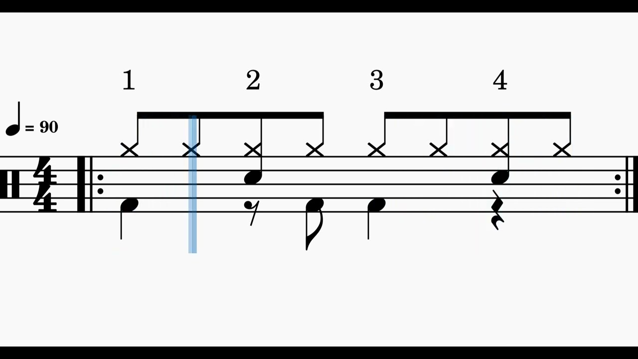 쉬운 드럼 필인 킥주법 1 Drum Kick