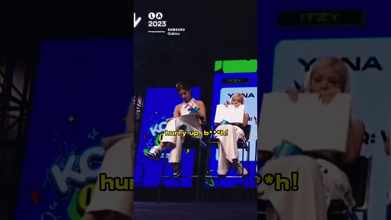 ITZY's Yuna getting called a slur during LA KCON... 