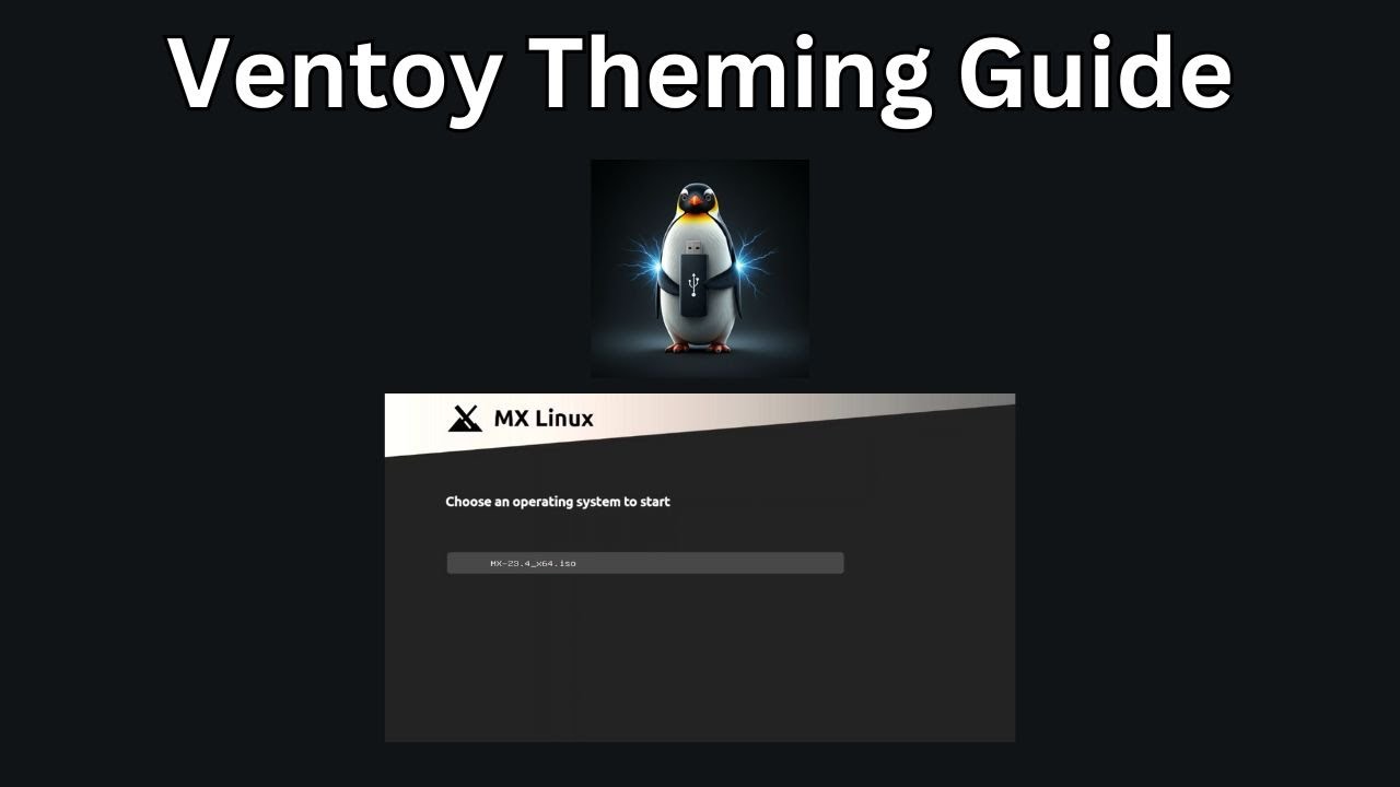 Как оформить меню загрузки USB-накопителя Linux