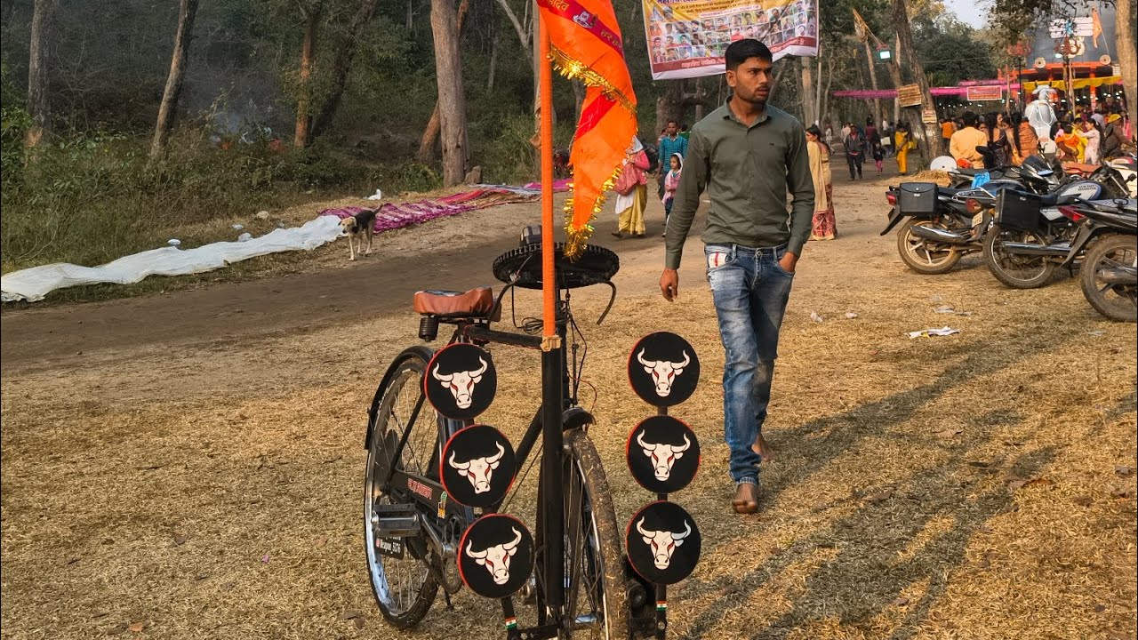 Bisapur 🚩 Mahadev public reaction👀🌪️ cycle modification Balaghat 