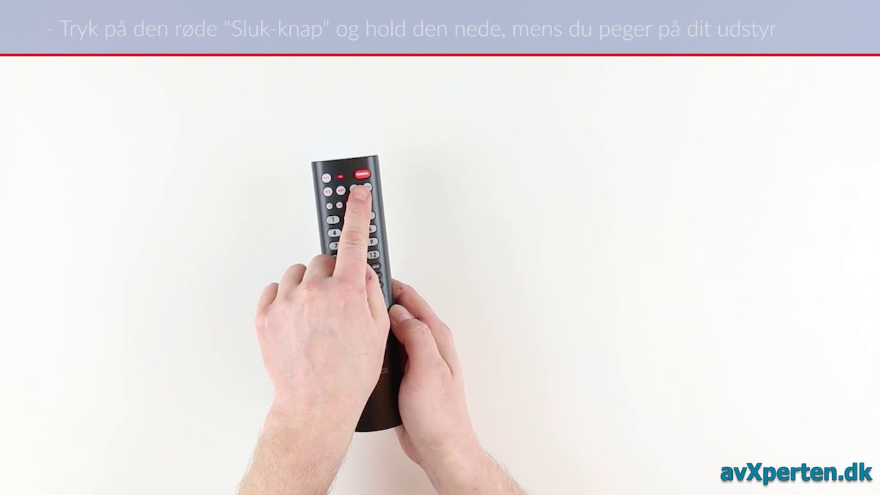 Kodning af Universal Fjernbetjening | www.avXperten.dk