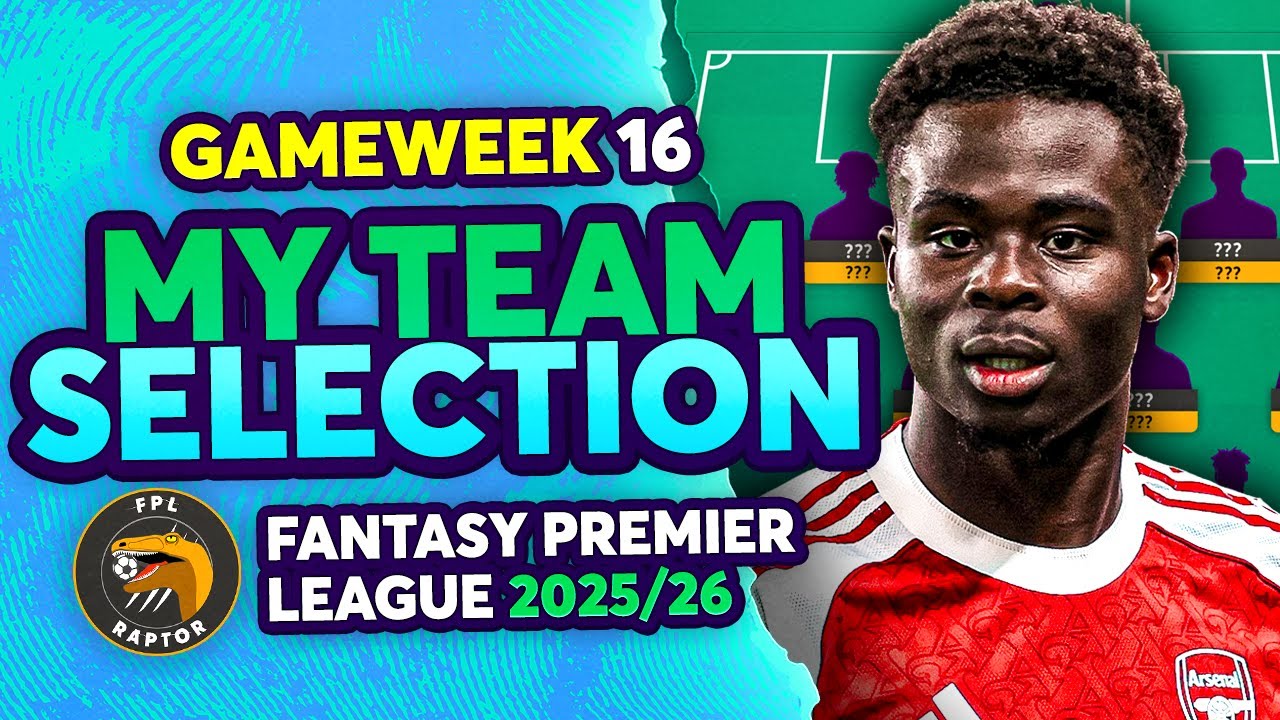 MY FPL GW16 TEAM SELECTION 🚨 | TRIPLE CAPTAIN SAKA? 🤔 | Fantasy Premier League Tips 2025/26