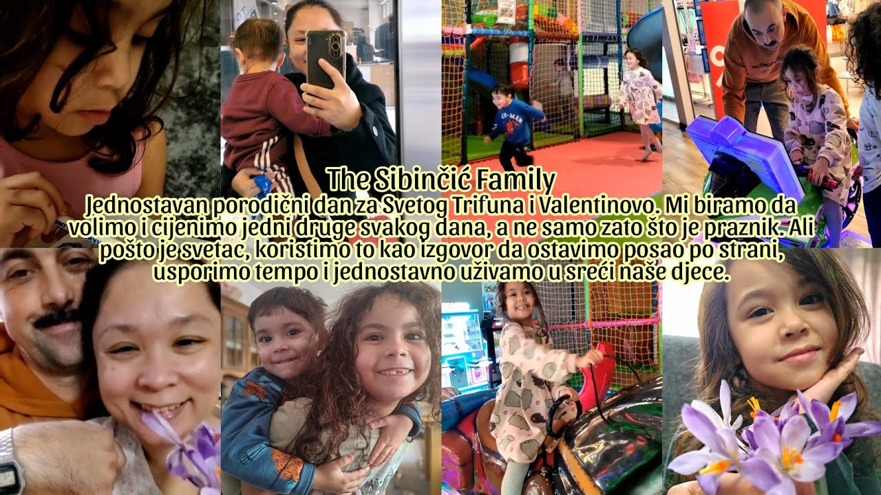 Jednostavan porodični dan za Svetog Trifuna i Valentinovo | The Sibinčić Family