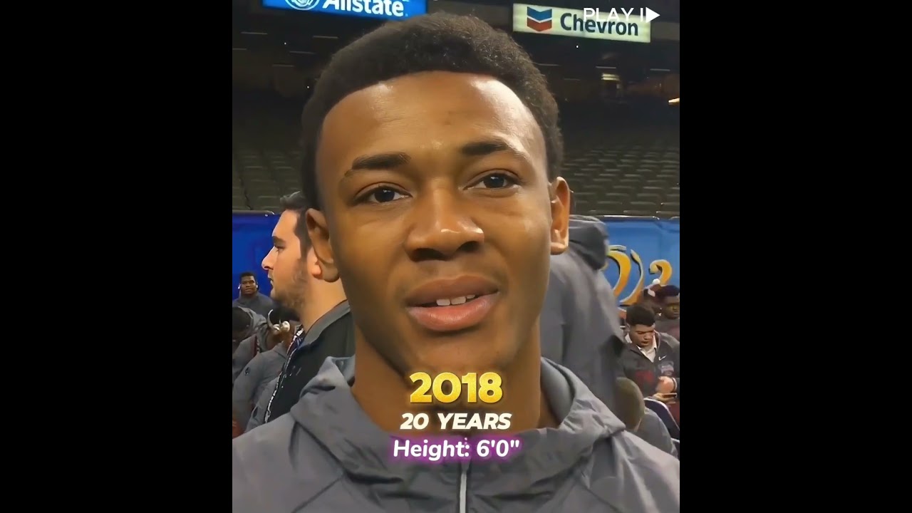 DeVonta Smith evolution #DevontaSmith #evolution #nfl #nflfootball #americanfootball #thenandnow #ph
