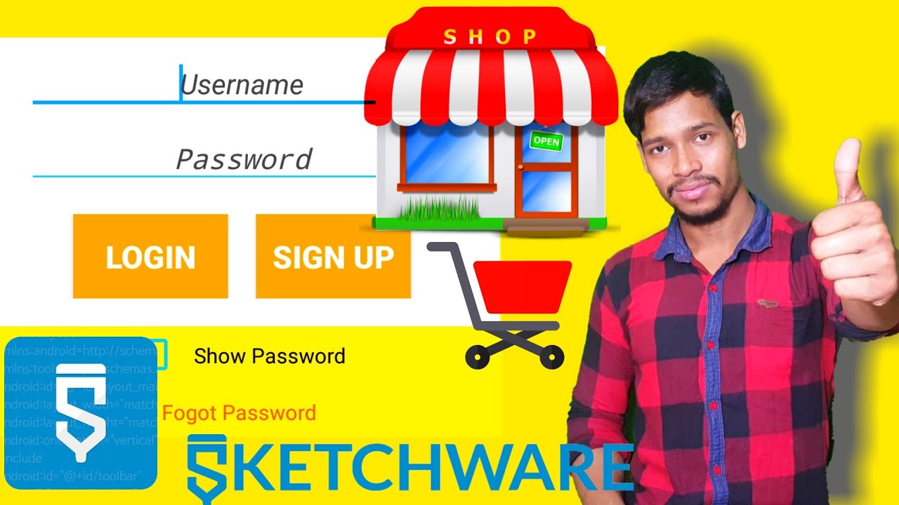 Offline login and signup activity in sketchware Hindi tutorial/Aaura Technical