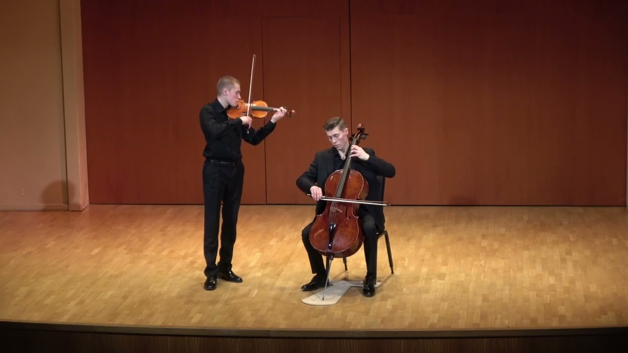 Passacaglia Halvorsen performed by Axel and Eric Drougge 260126
