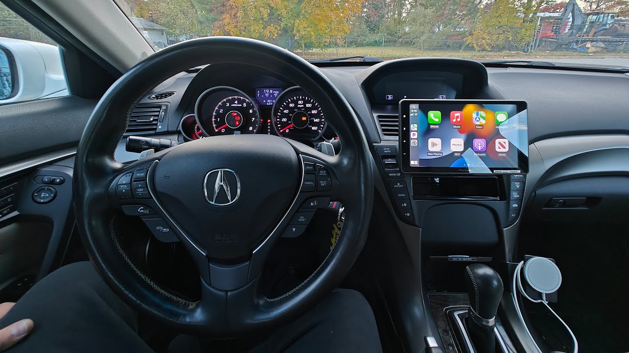 Обновление радиоприемника Acura TL 2009 2010 2011 2012 2013 2014 | Установка двухдиновой магнитол...