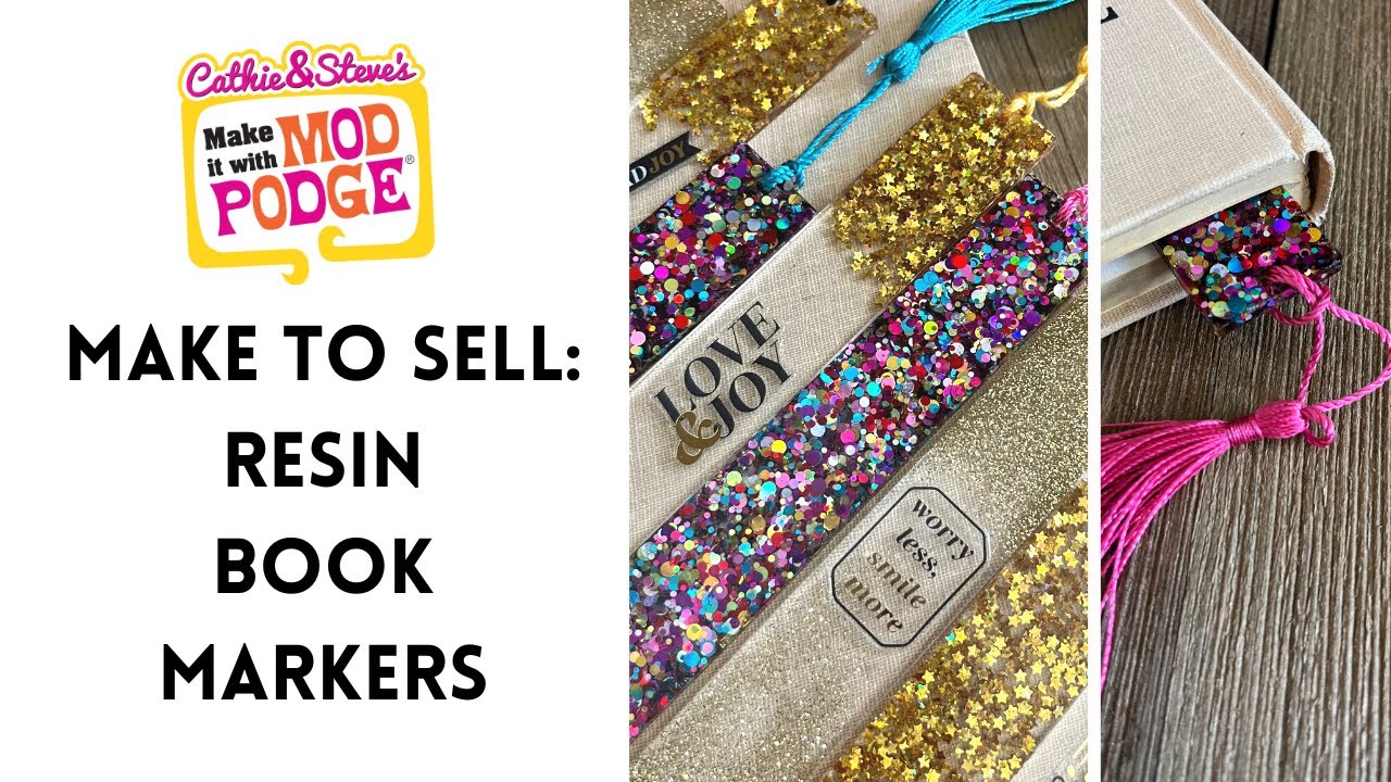 Make to Sell: Resin Bookmarks