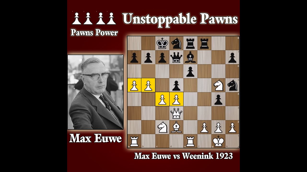 Unstoppable Pawns Storm | Max Euwe vs Henri Weenink 1923