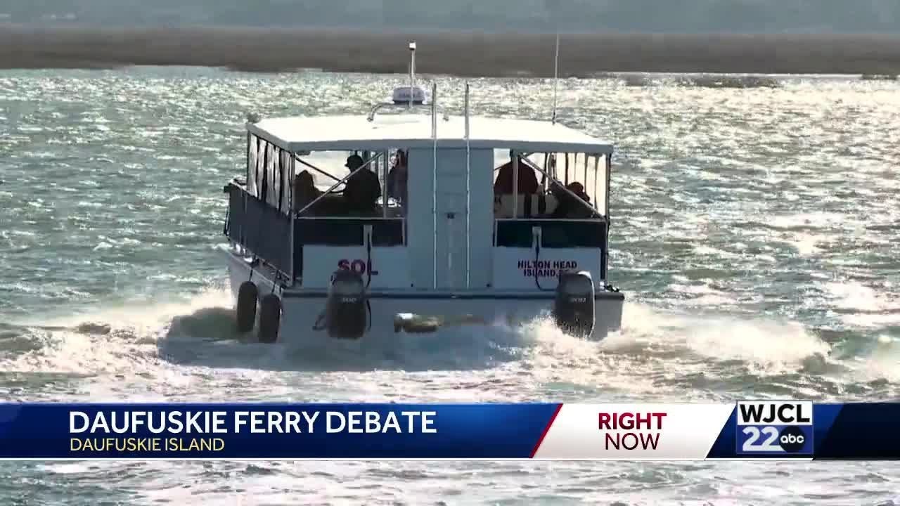 Daufuskie Island residents share frustrations about new ferry service