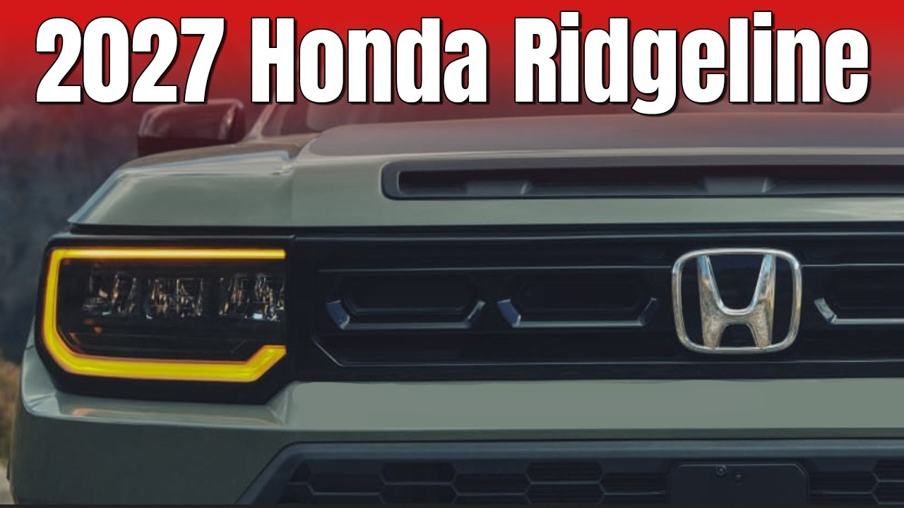 Редизайн Honda Ridgeline 2027 года — гибрид наконец-то появился