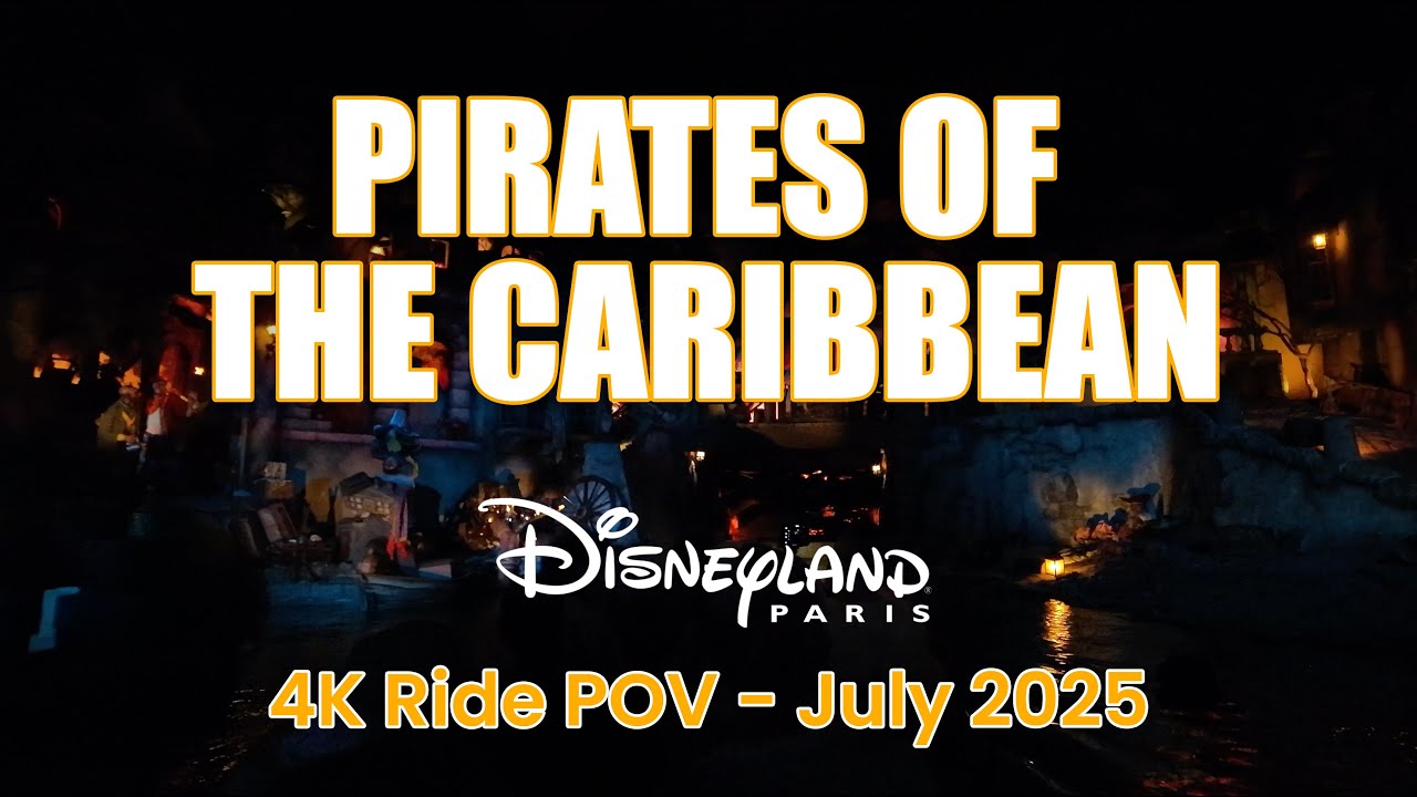 Pirates of the Caribbean - Disneyland Paris - Ride POV - 4K - July 2025