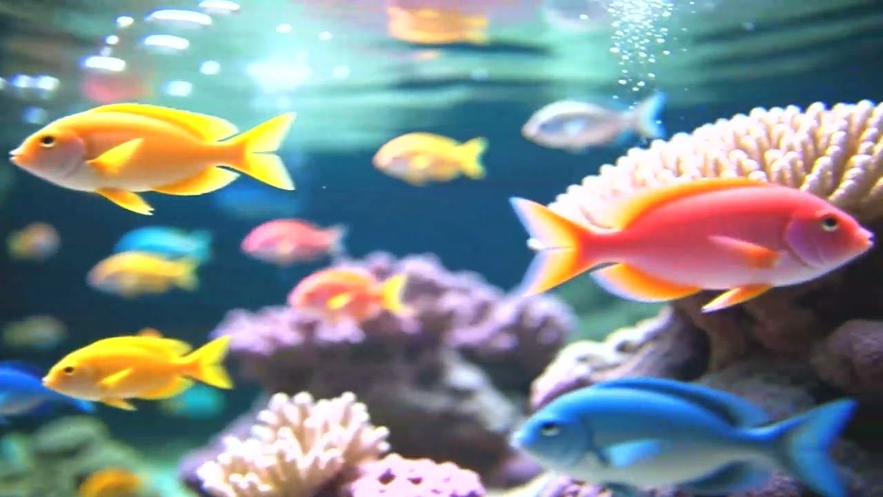 Peaceful Fish World 4K  Calm Ocean Life for Sleep