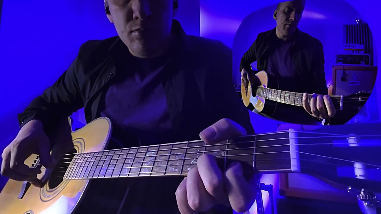 Acoustic Guitar Improvisation - Easy walk - Harley Benton CLF-200 WN
