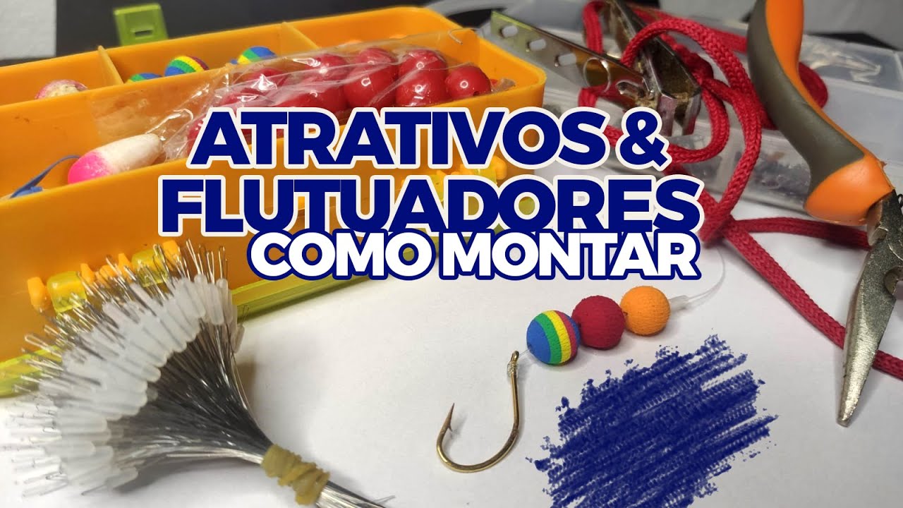 Como usar os ATRATIVOS e FLUTUADORES na pernada PESCA DE PRAIA