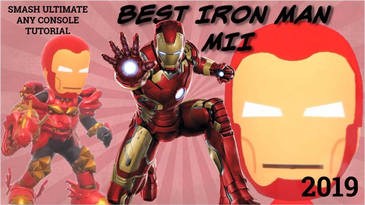 IRON MAN Mii Tutorial! | Nintendo Switch, Smash Ultimate Mii Brawler, Any Console, 2019 |