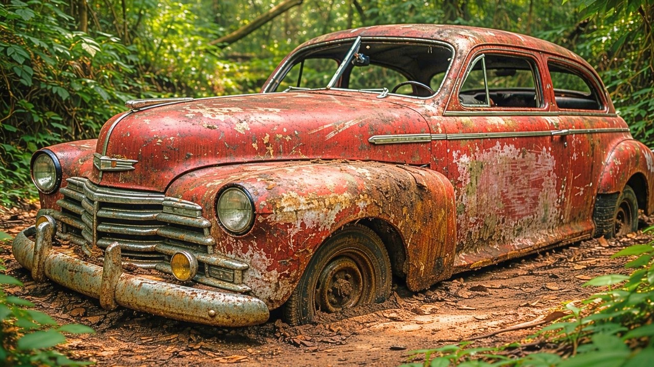 Forgotten in the Jungle… Restoring a 1940s Chevrolet Fleetmaster From Total Ruins | FULL ASMR