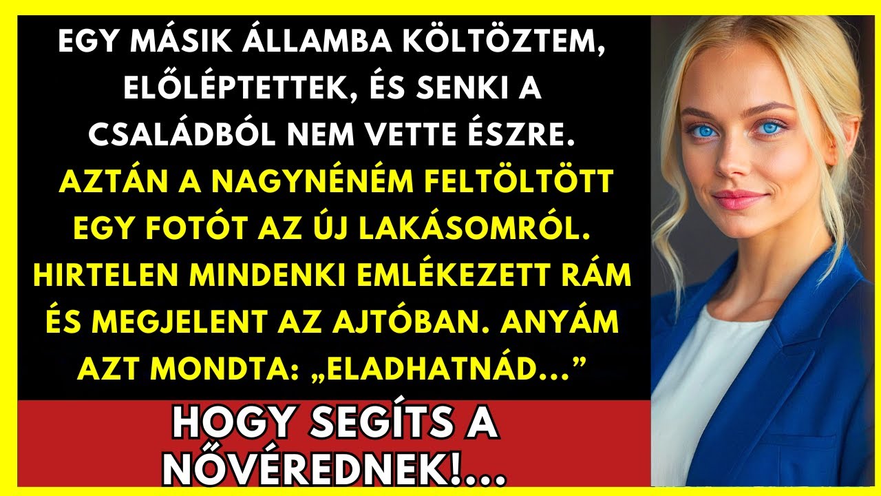 Elköltöztem És Senki Sem Vette Észre. A Nagynéném Kiposztolta A Lakásom Fotóját. Hirtelen...