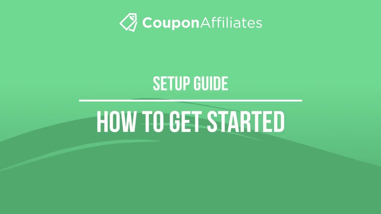 Coupon Affiliates - Setup Guide