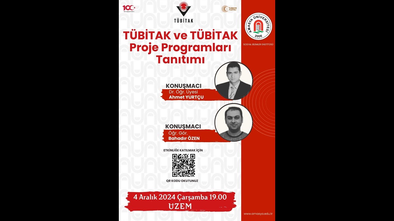 TÜBİTAK ve TÜBİTAK Proje Programları Tanıtımı