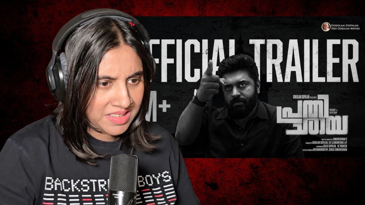 Prathichaya Trailer Reaction | Nivin Pauly, Sharaf U Dheen | Ashmita Reacts