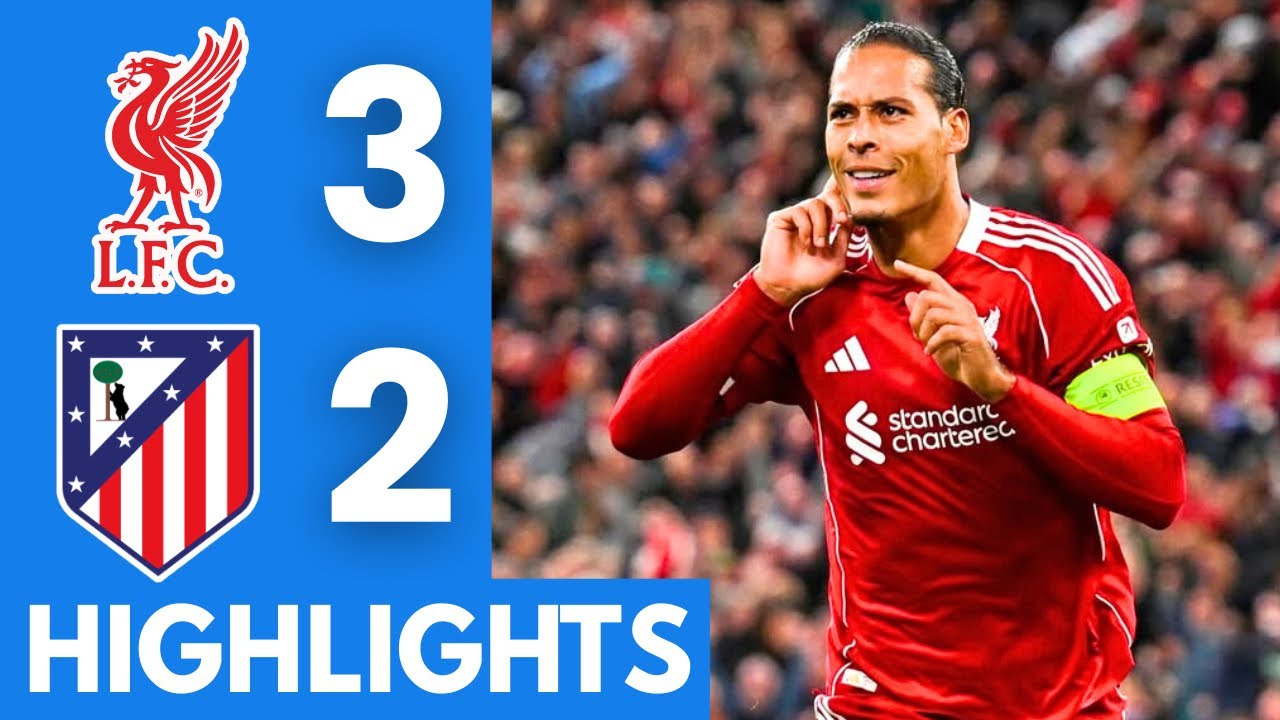Liverpool vs Atletico Madrid (3-2) Highlights | UEFA Champions League 2025/26
