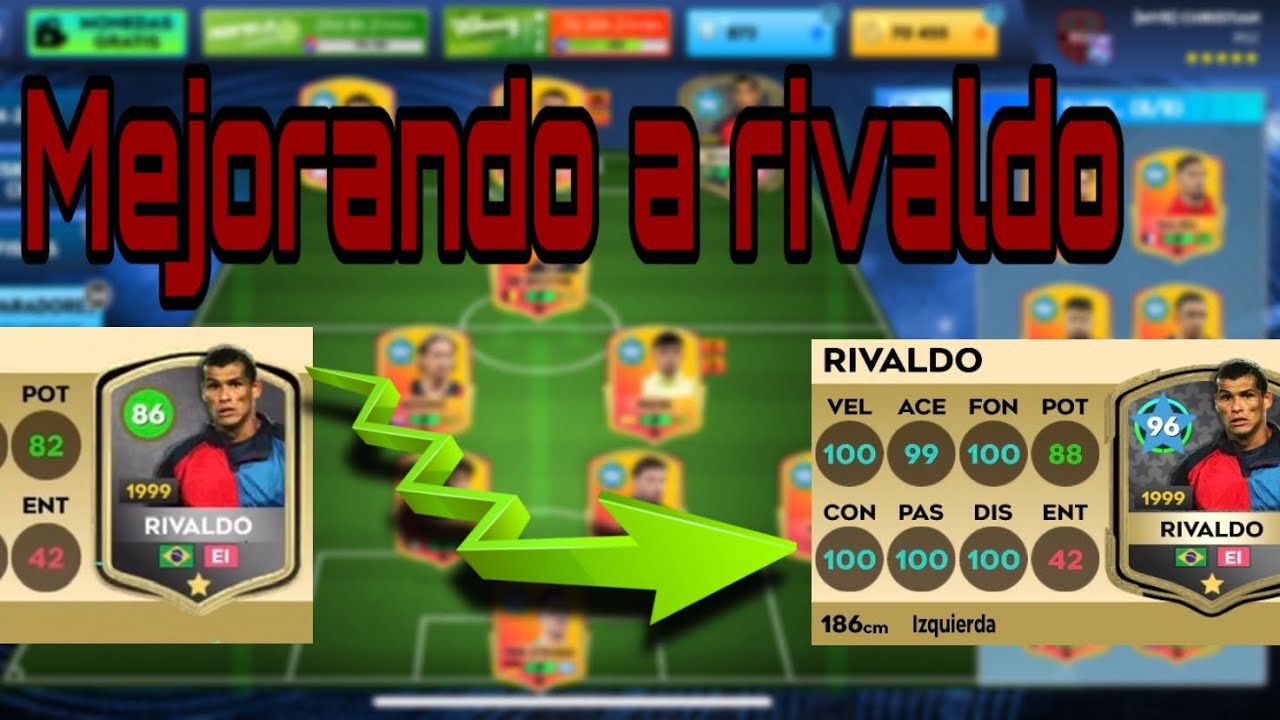 Mejorando a rivaldo en dls 26 