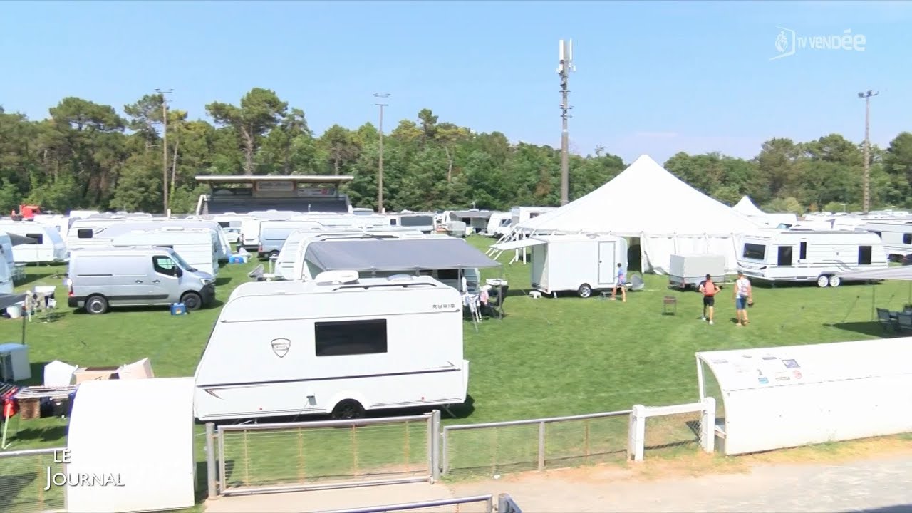 Saint-Jean-de-Monts : l’installation des gens du voyage