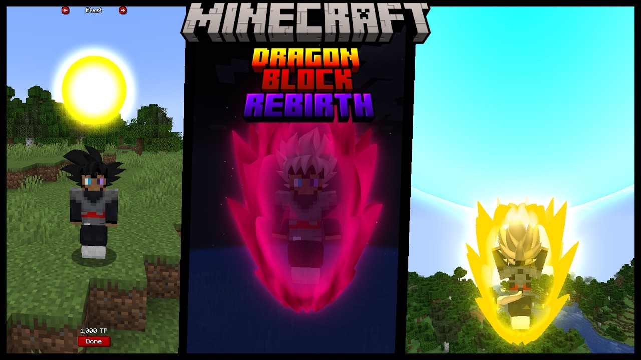 THE NEW BEST DRAGON BALL MOD? | Dragon Block Rebirth | Forms, Custom Ki Attacks, Amazing Animations!