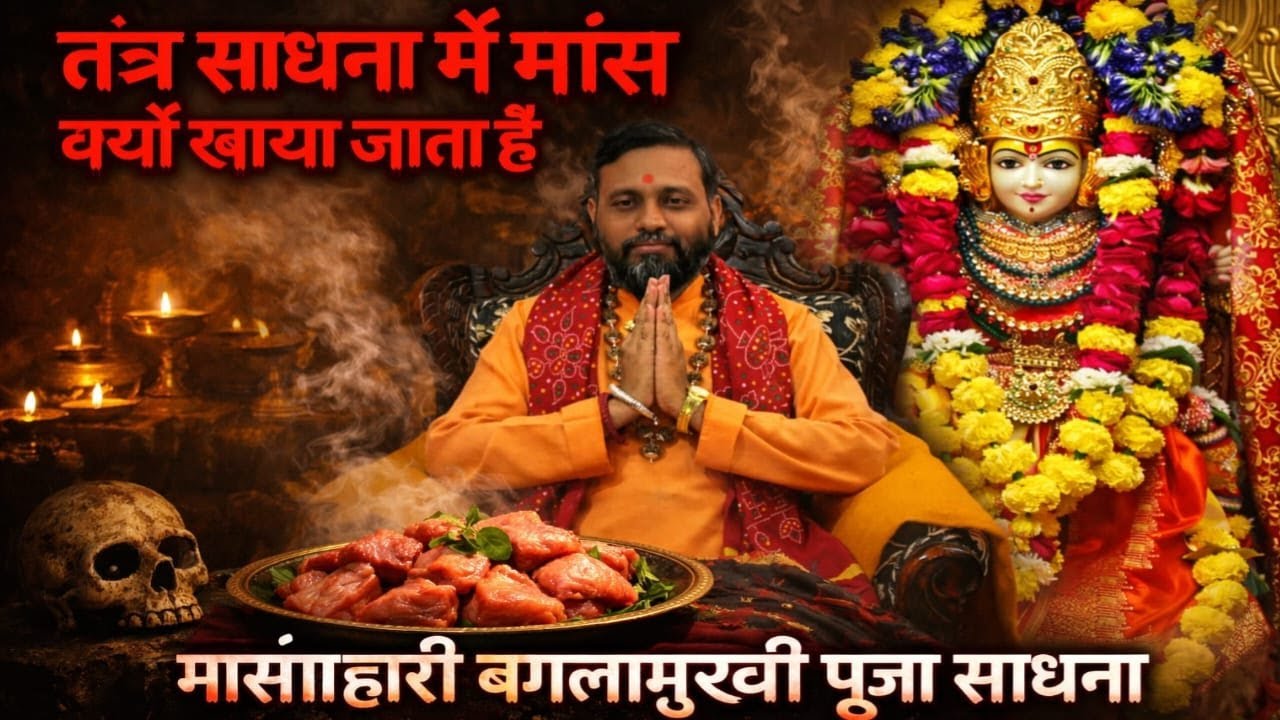 मांस को शुद्ध करके क्यों खाते हैं बगलामुखी साधक | Tantrik vamachari bagalamukhi Sadhna |