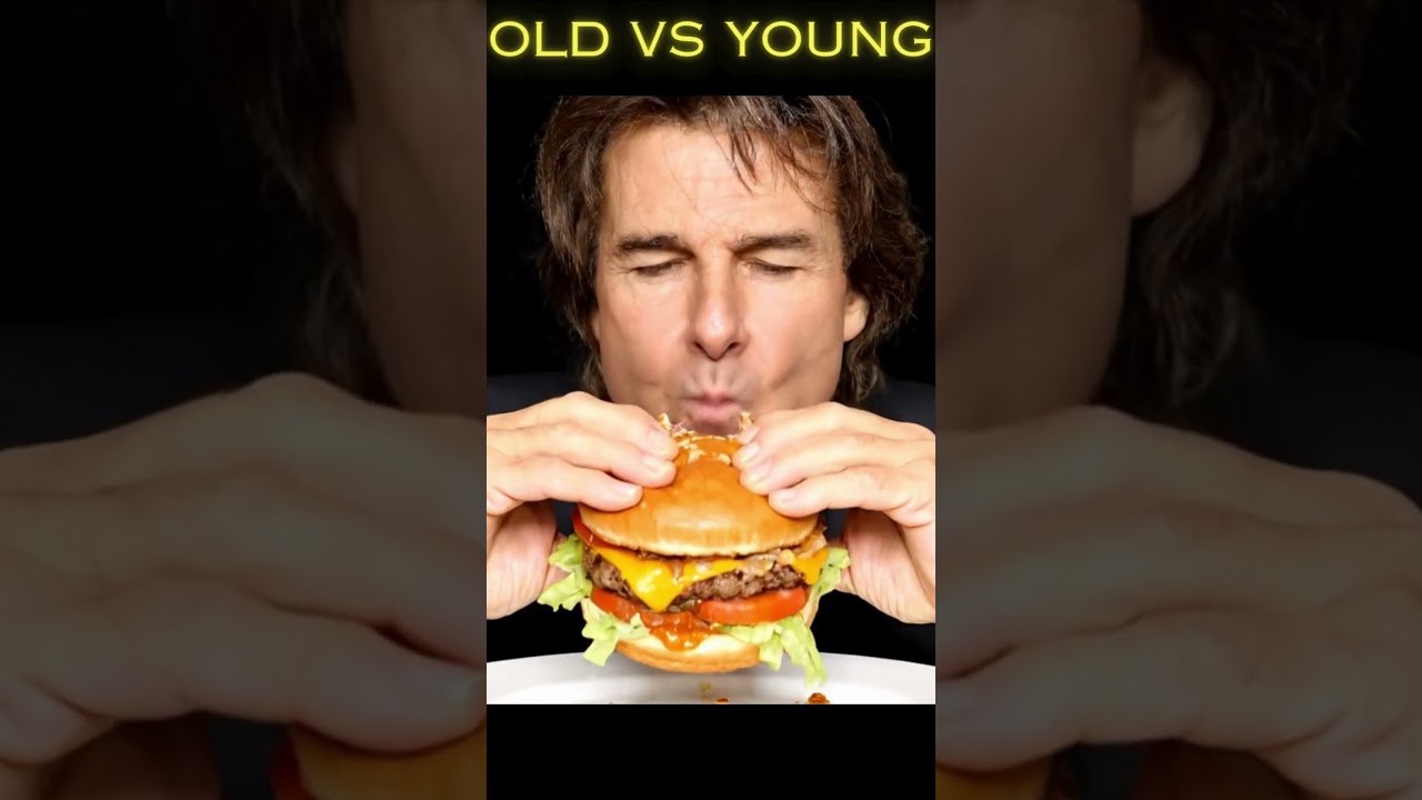 Tom Cruise Now vs Then: The ULTIMATE Burger Mukbang! 🍔😱 