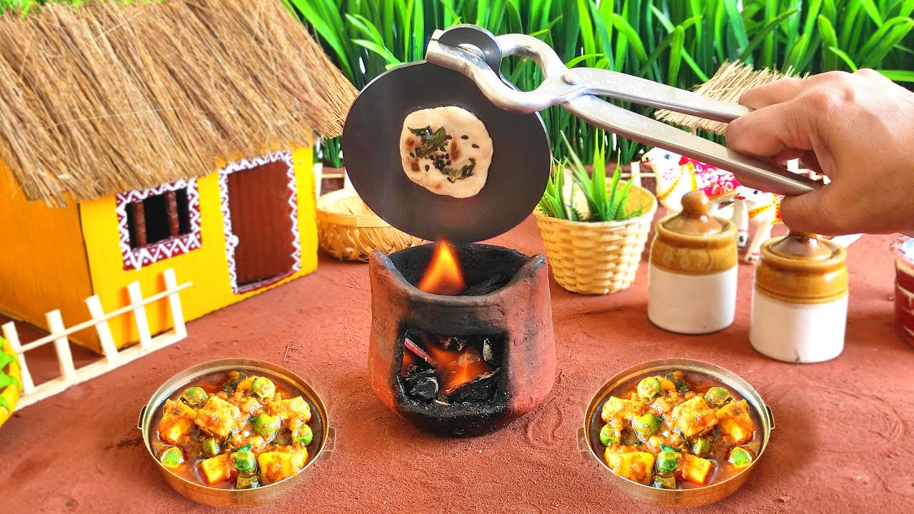 Miniature Matar Paneer | Matar Paneer Recipe | Miniature Food | The Mini Food Show